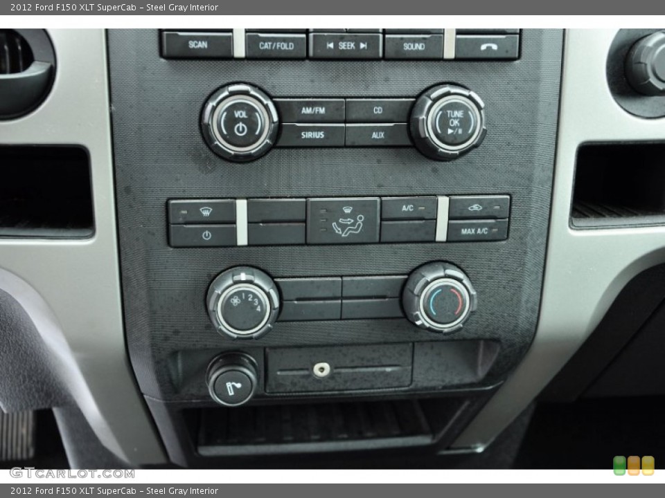 Steel Gray Interior Controls for the 2012 Ford F150 XLT SuperCab #73572860