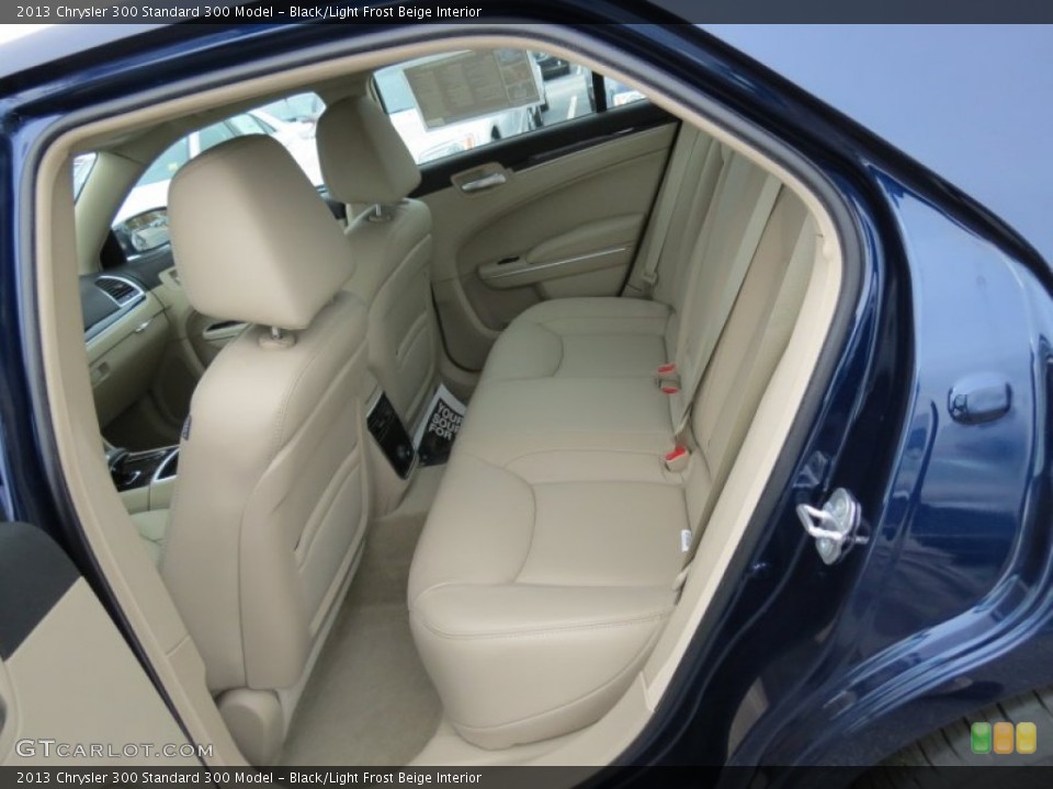 Black/Light Frost Beige Interior Rear Seat for the 2013 Chrysler 300  #73573487