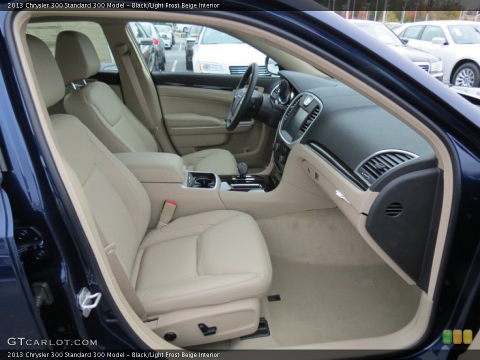 Black/Light Frost Beige Interior Front Seat for the 2013 Chrysler 300  #73573502