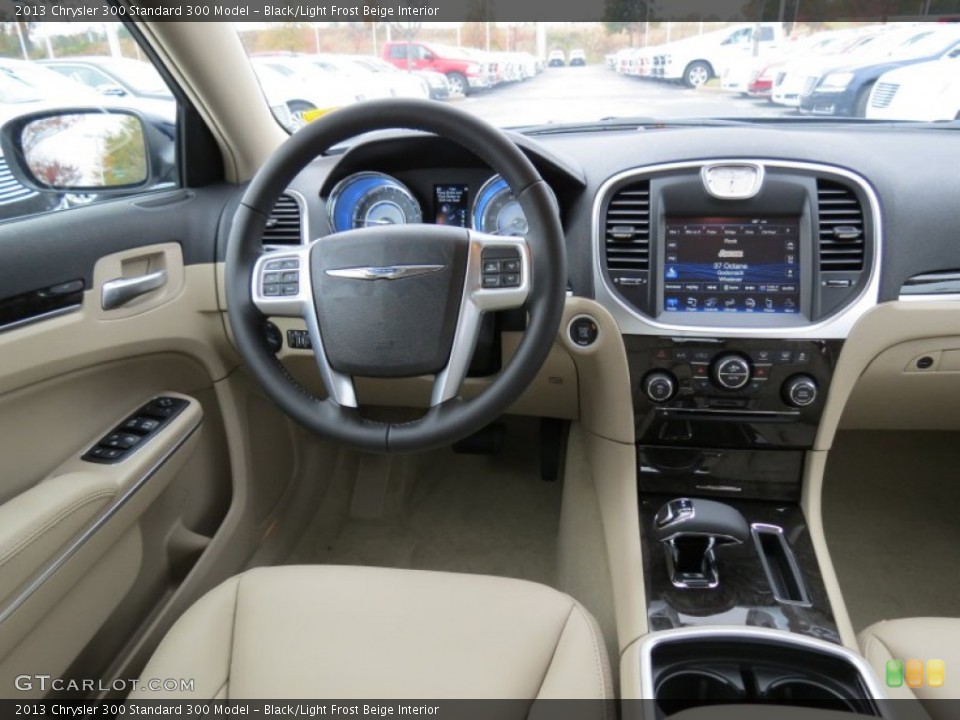 Black/Light Frost Beige Interior Dashboard for the 2013 Chrysler 300  #73573517
