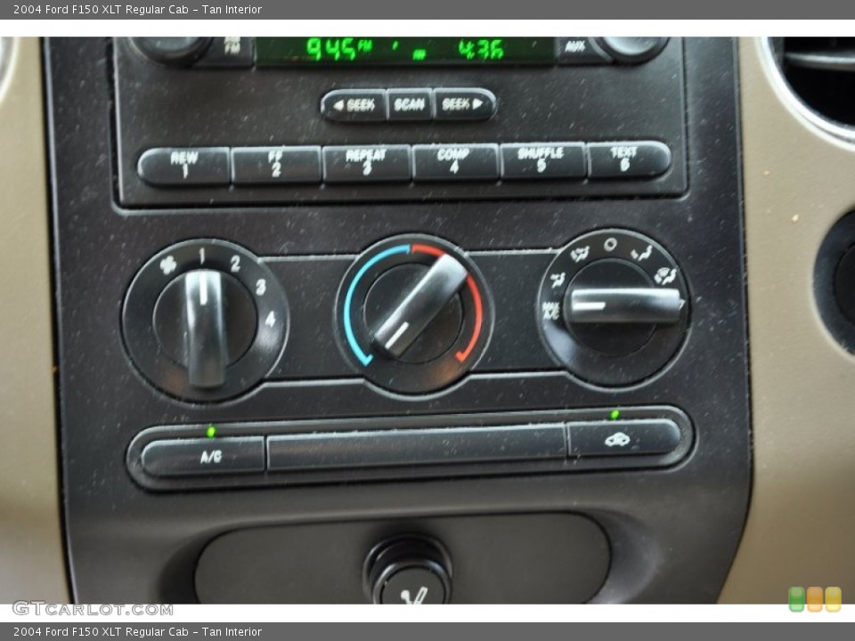Tan Interior Controls for the 2004 Ford F150 XLT Regular Cab #73573883