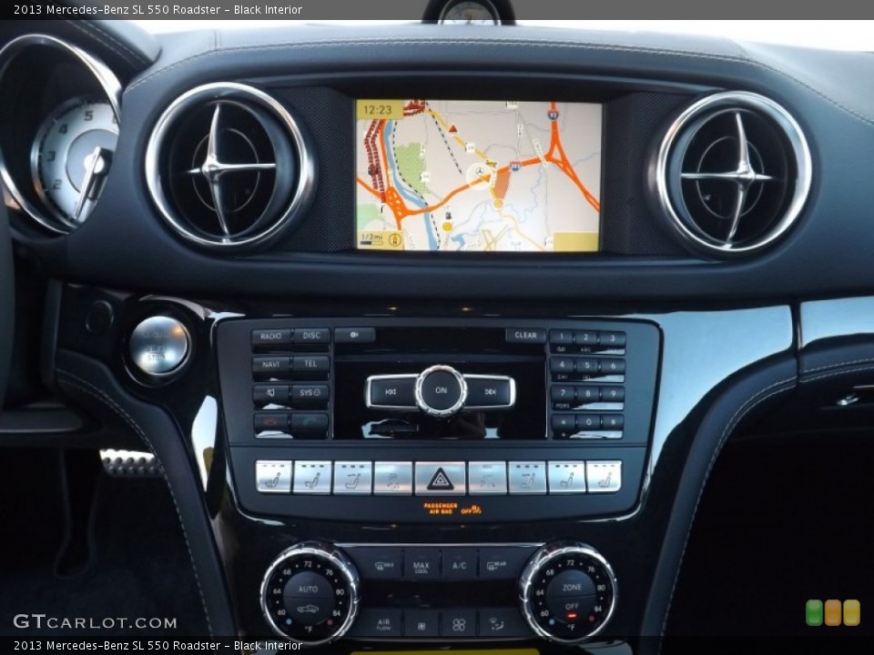 Black Interior Controls for the 2013 Mercedes-Benz SL 550 Roadster #73575107
