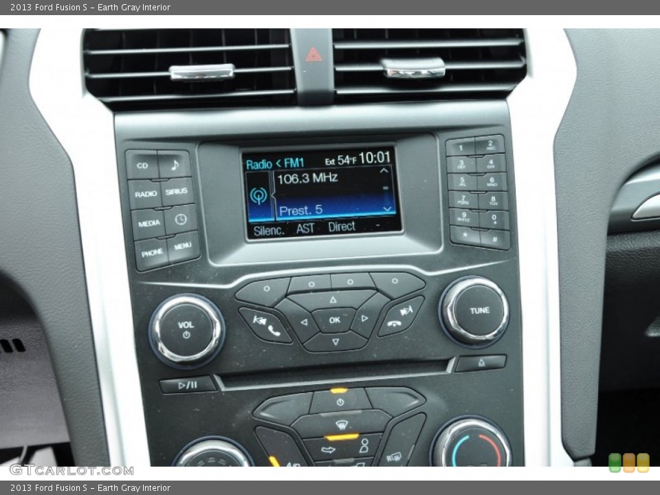 Earth Gray Interior Controls for the 2013 Ford Fusion S #73575545
