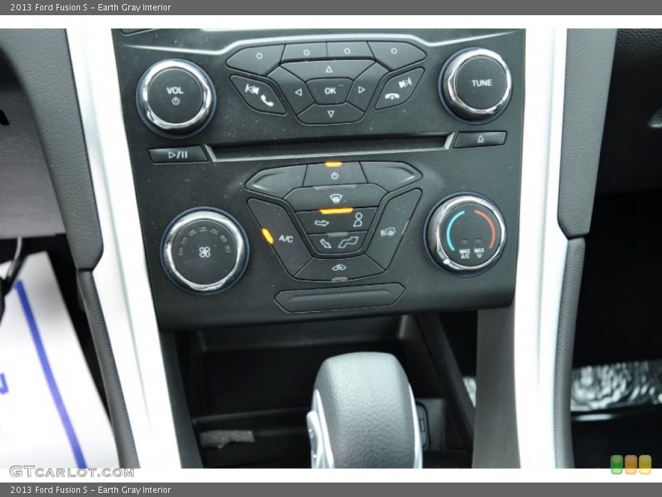 Earth Gray Interior Controls for the 2013 Ford Fusion S #73575553