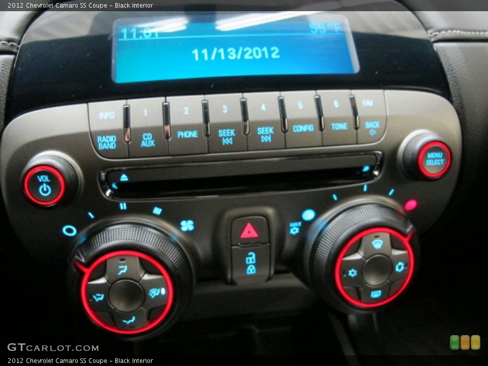 Black Interior Controls for the 2012 Chevrolet Camaro SS Coupe #73575968