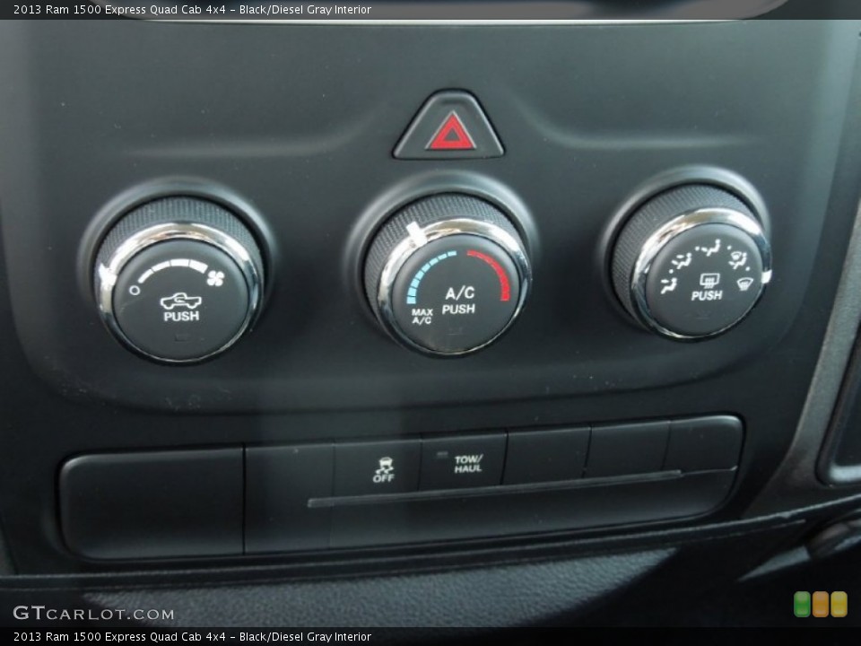 Black/Diesel Gray Interior Controls for the 2013 Ram 1500 Express Quad Cab 4x4 #73576568