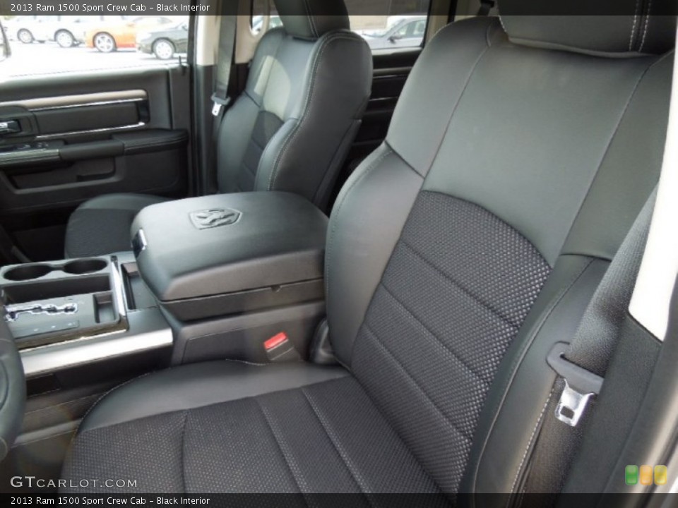 Black Interior Photo for the 2013 Ram 1500 Sport Crew Cab #73576859