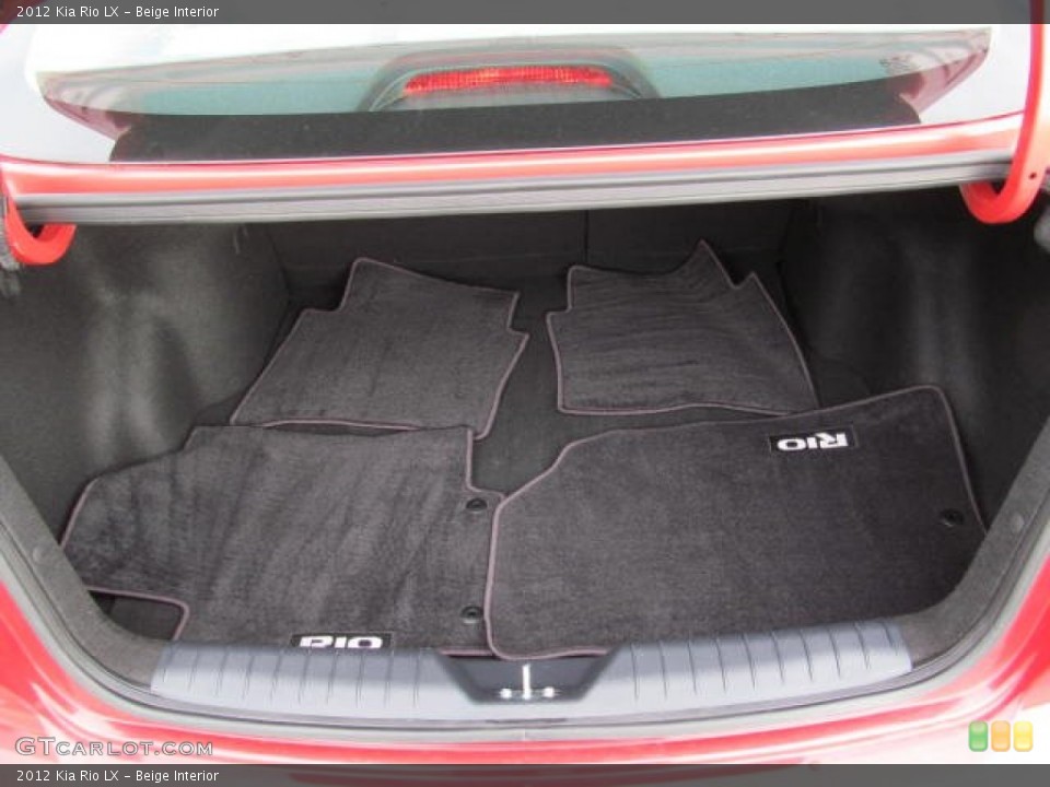 Beige Interior Trunk for the 2012 Kia Rio LX #73578043