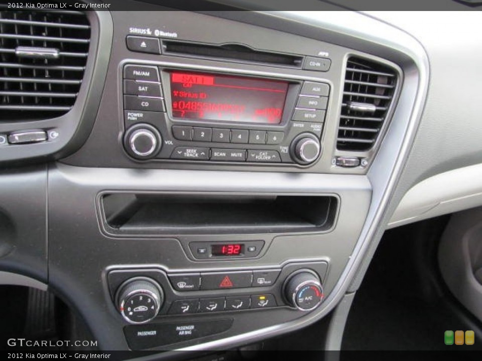 Gray Interior Controls for the 2012 Kia Optima LX #73578412