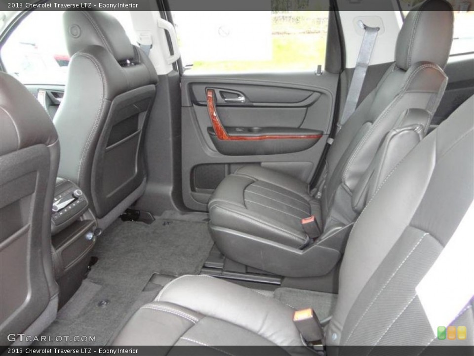 Ebony Interior Photo for the 2013 Chevrolet Traverse LTZ #73582649
