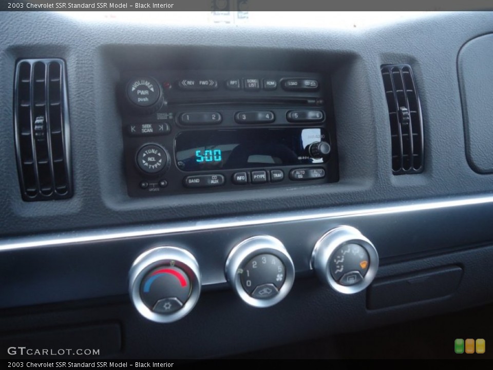 Black Interior Audio System for the 2003 Chevrolet SSR  #73584641