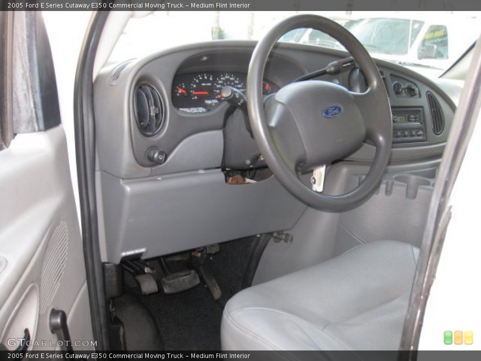 Medium Flint Interior Dashboard for the 2005 Ford E Series Cutaway E350 Commercial Moving Truck #73584675
