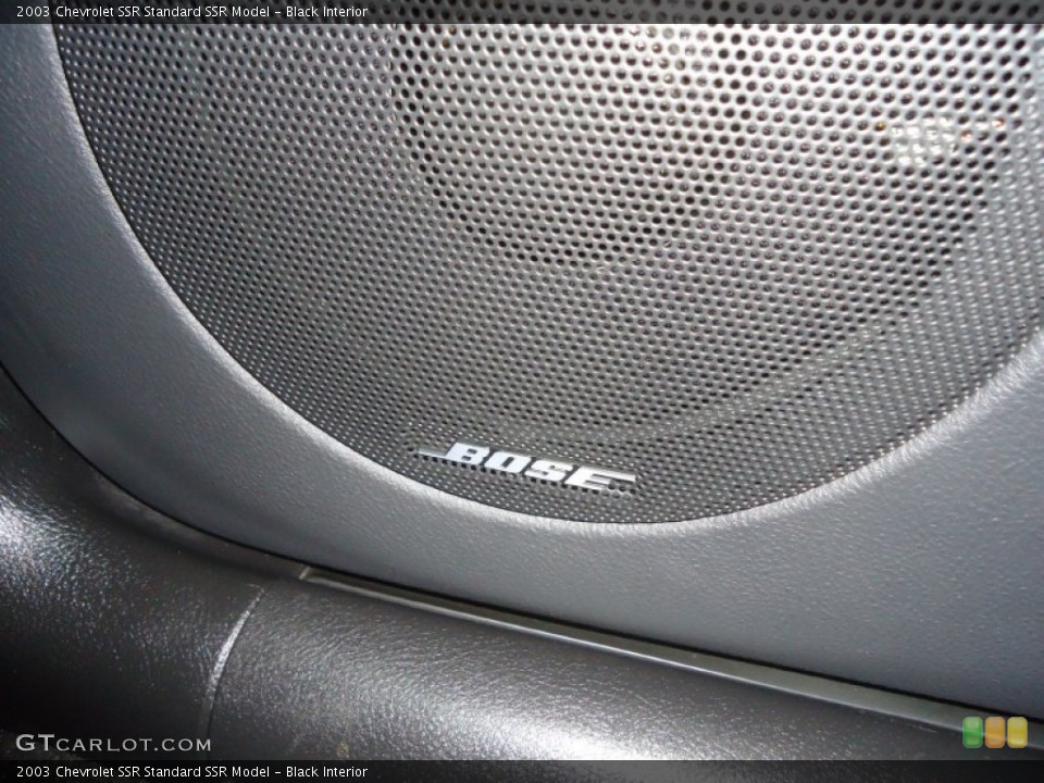 Black Interior Audio System for the 2003 Chevrolet SSR  #73584692