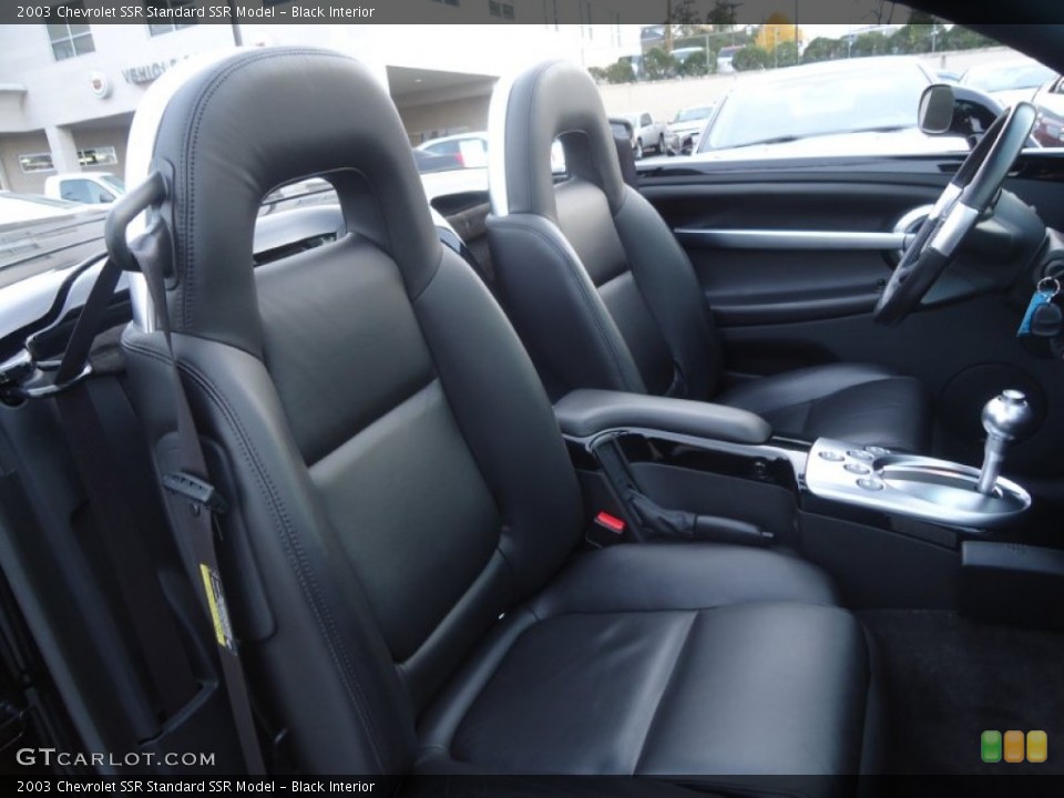 Black Interior Photo for the 2003 Chevrolet SSR  #73584962