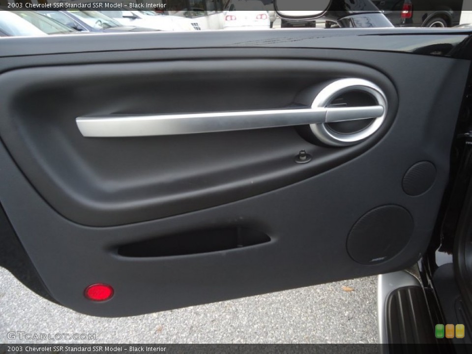 Black Interior Door Panel for the 2003 Chevrolet SSR  #73585031