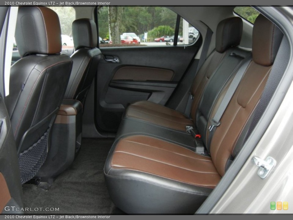 Jet Black/Brownstone Interior Rear Seat for the 2010 Chevrolet Equinox LTZ #73585236