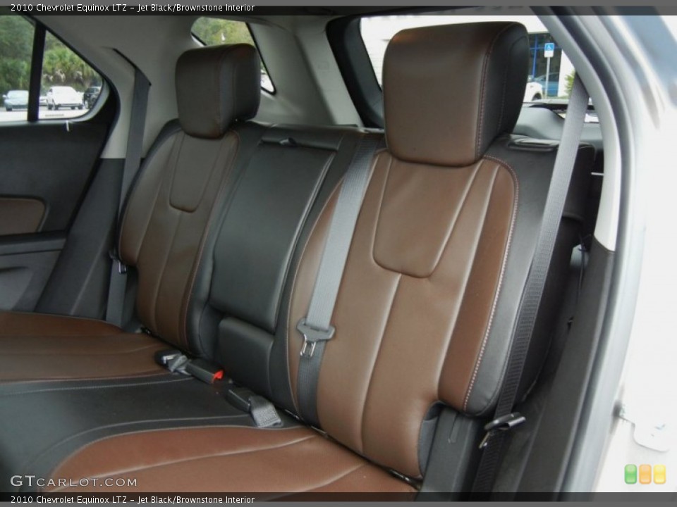 Jet Black/Brownstone Interior Rear Seat for the 2010 Chevrolet Equinox LTZ #73585258