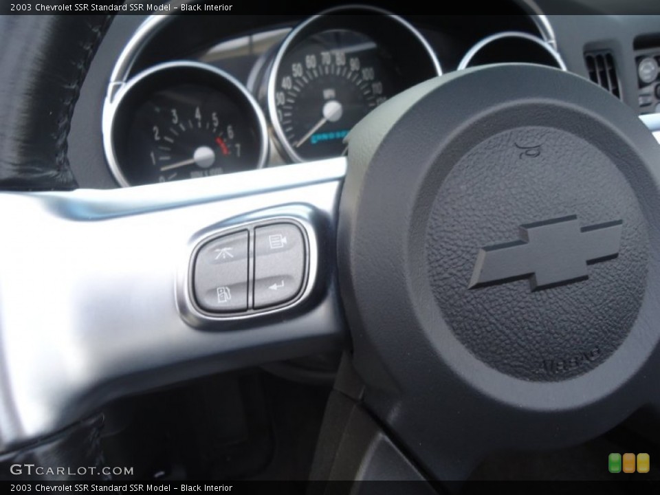 Black Interior Controls for the 2003 Chevrolet SSR  #73585451