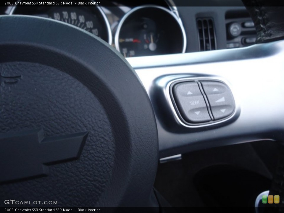 Black Interior Controls for the 2003 Chevrolet SSR  #73585475