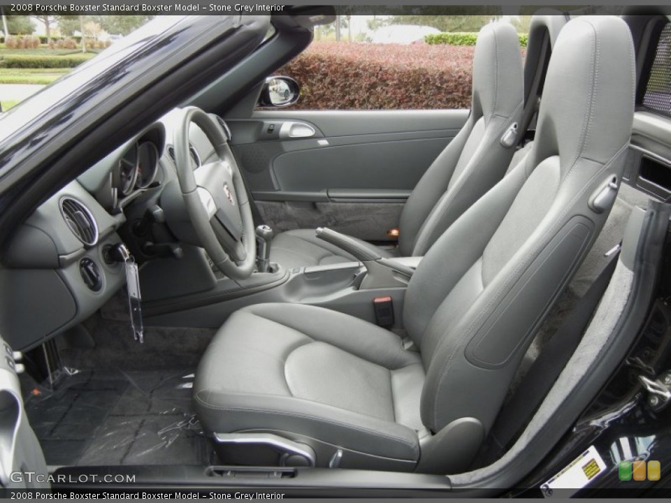 Stone Grey Interior Front Seat for the 2008 Porsche Boxster  #73586351