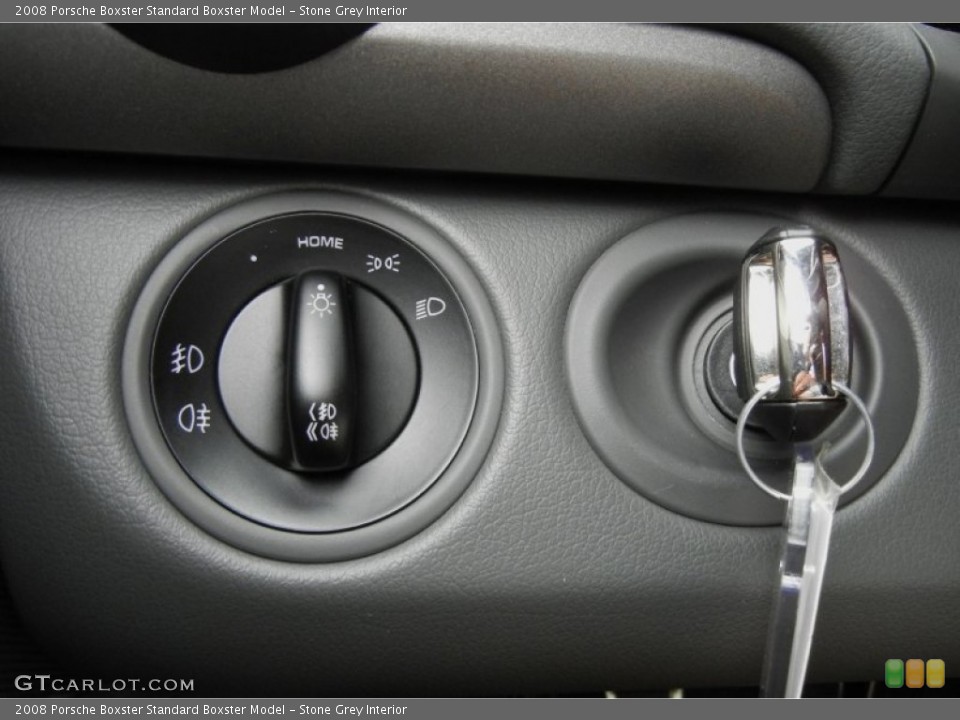 Stone Grey Interior Controls for the 2008 Porsche Boxster  #73586558