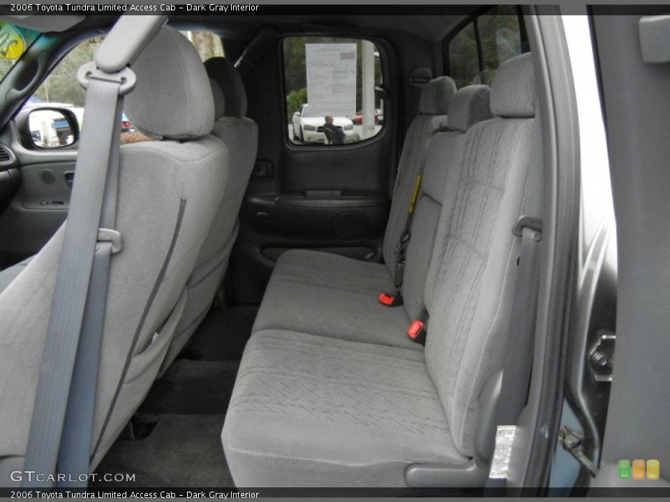 Dark Gray Interior Rear Seat for the 2006 Toyota Tundra Limited Access Cab #73587249