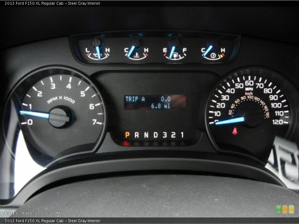 Steel Gray Interior Gauges for the 2013 Ford F150 XL Regular Cab #73588616