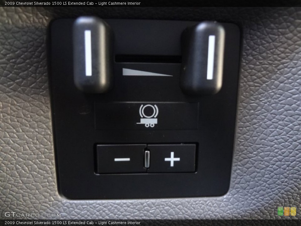 Light Cashmere Interior Controls for the 2009 Chevrolet Silverado 1500 LS Extended Cab #73589277