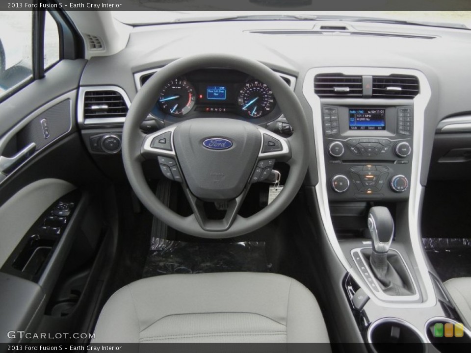 Earth Gray Interior Dashboard for the 2013 Ford Fusion S #73589708