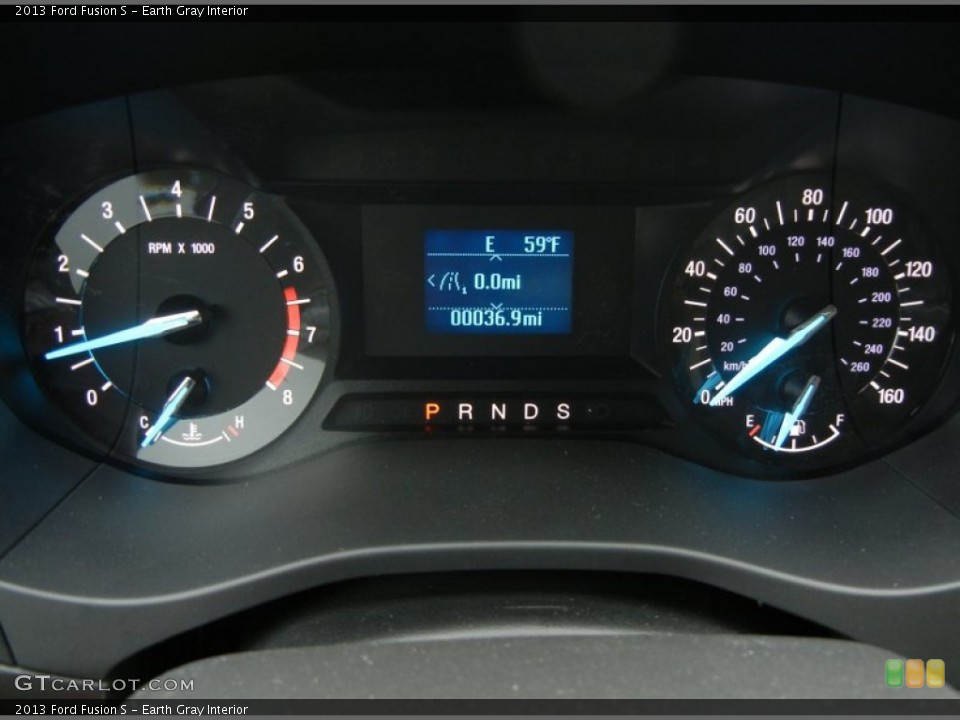 Earth Gray Interior Gauges for the 2013 Ford Fusion S #73589739