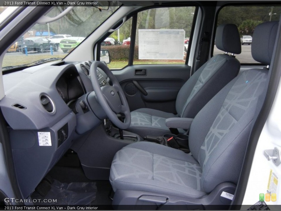 Dark Gray Interior Front Seat for the 2013 Ford Transit Connect XL Van #73589987