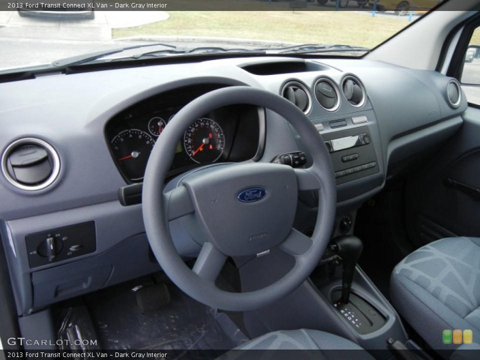 Dark Gray Interior Dashboard for the 2013 Ford Transit Connect XL Van #73590007