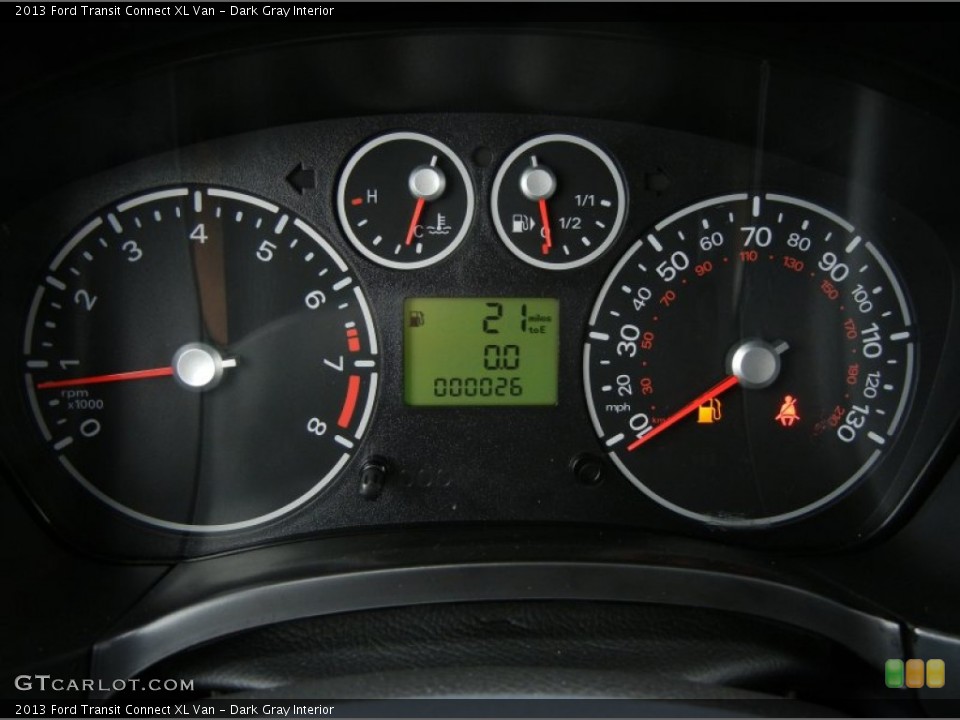 Dark Gray Interior Gauges for the 2013 Ford Transit Connect XL Van #73590032