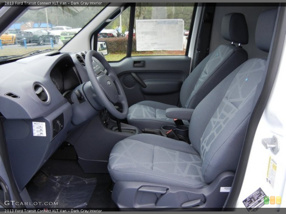 Dark Gray Interior Front Seat for the 2013 Ford Transit Connect XLT Van #73590245