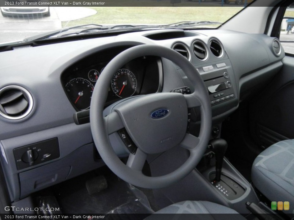 Dark Gray Interior Dashboard for the 2013 Ford Transit Connect XLT Van #73590345