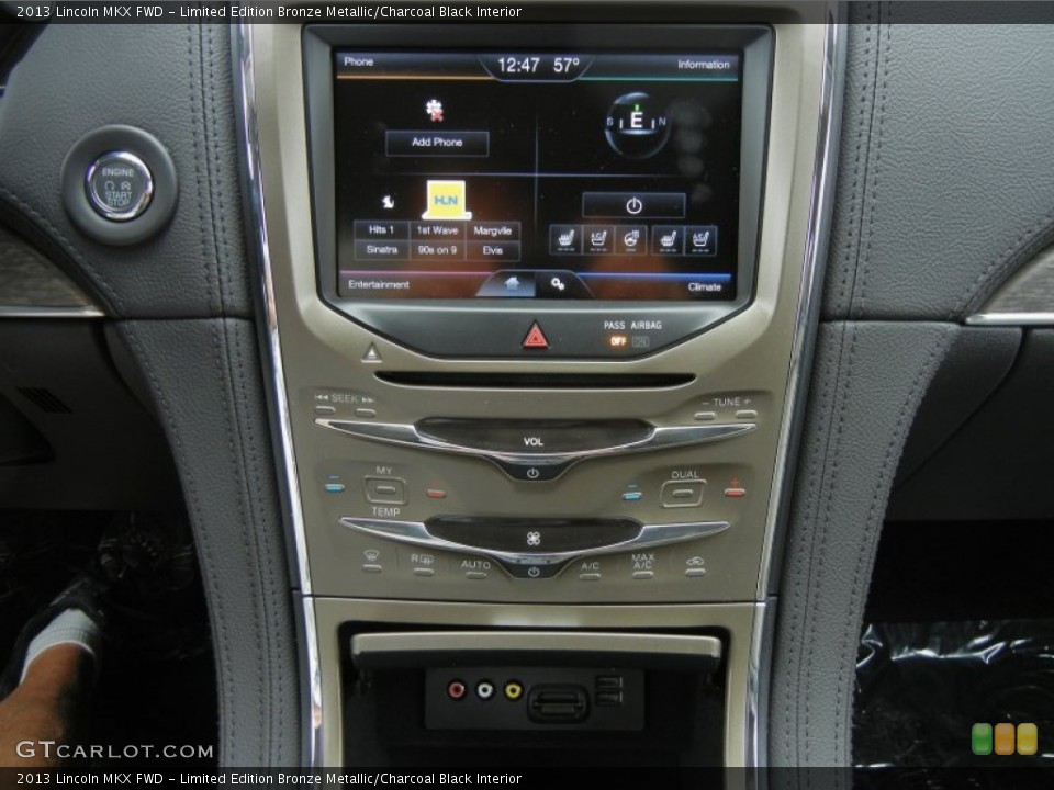 Limited Edition Bronze Metallic/Charcoal Black Interior Controls for the 2013 Lincoln MKX FWD #73590671