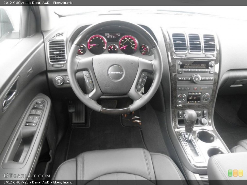 Ebony Interior Dashboard for the 2012 GMC Acadia Denali AWD #73591056