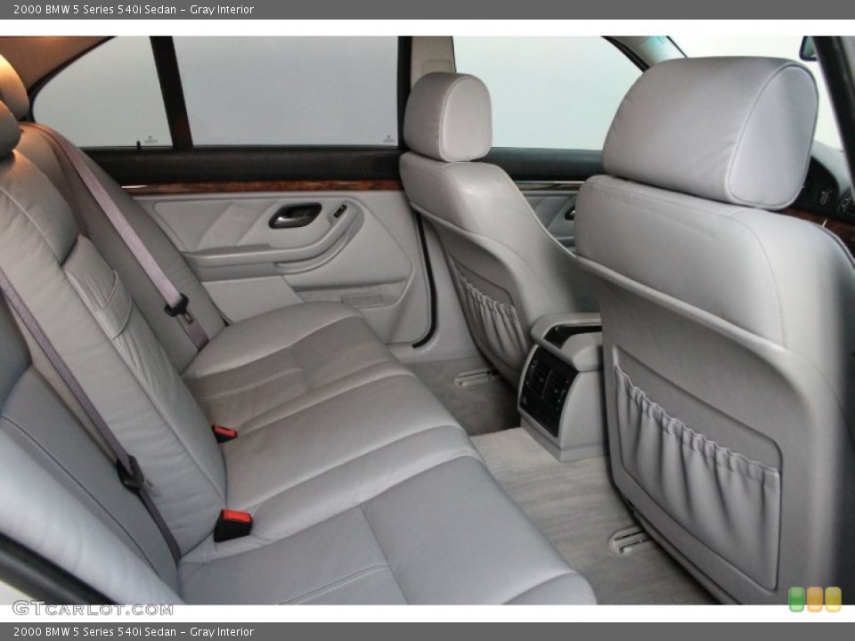 Gray Interior Rear Seat for the 2000 BMW 5 Series 540i Sedan #73591855
