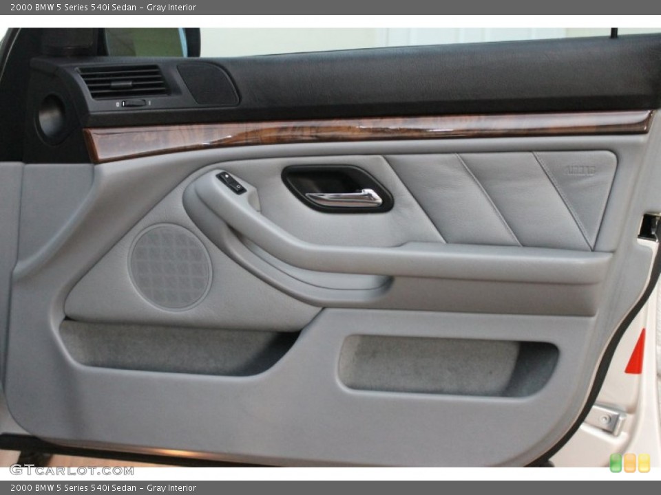 Gray Interior Door Panel for the 2000 BMW 5 Series 540i Sedan #73591894