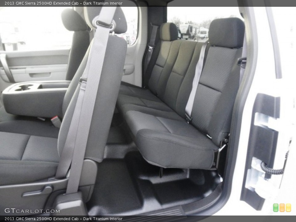 Dark Titanium Interior Rear Seat for the 2013 GMC Sierra 2500HD Extended Cab #73593734