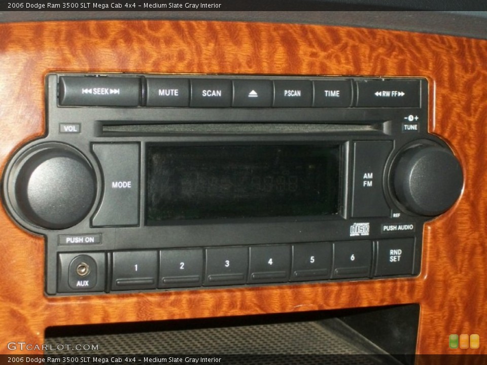 Medium Slate Gray Interior Audio System for the 2006 Dodge Ram 3500 SLT Mega Cab 4x4 #73595804
