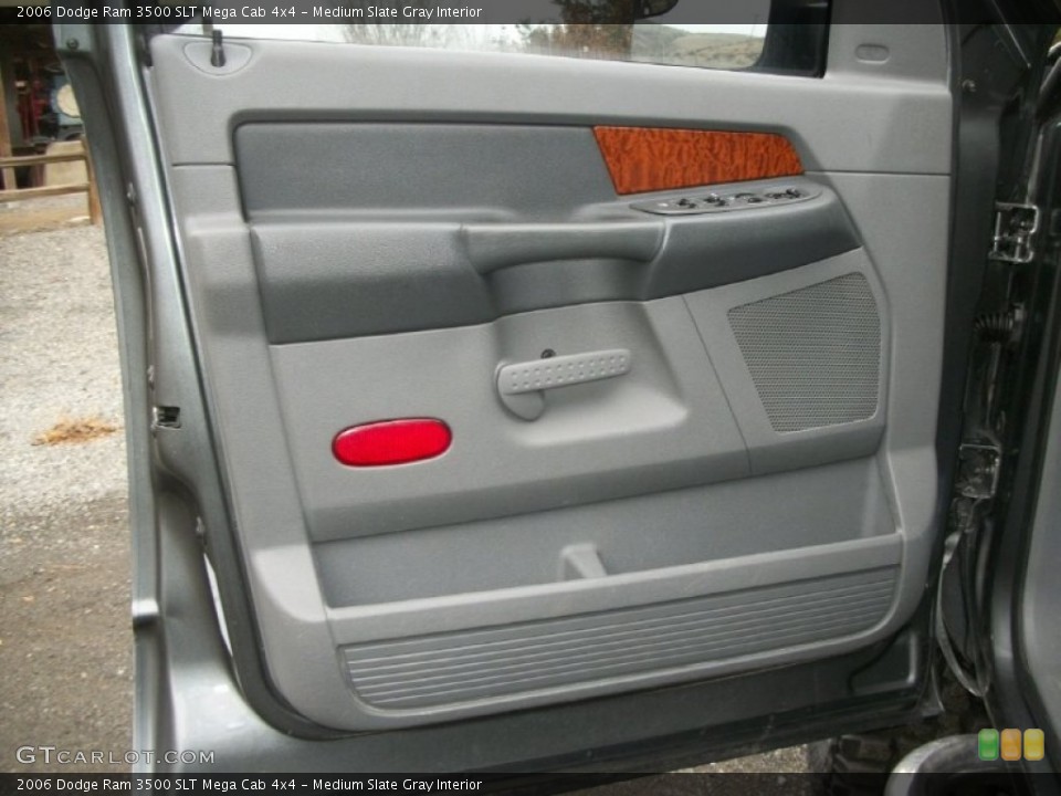Medium Slate Gray Interior Door Panel for the 2006 Dodge Ram 3500 SLT Mega Cab 4x4 #73595924