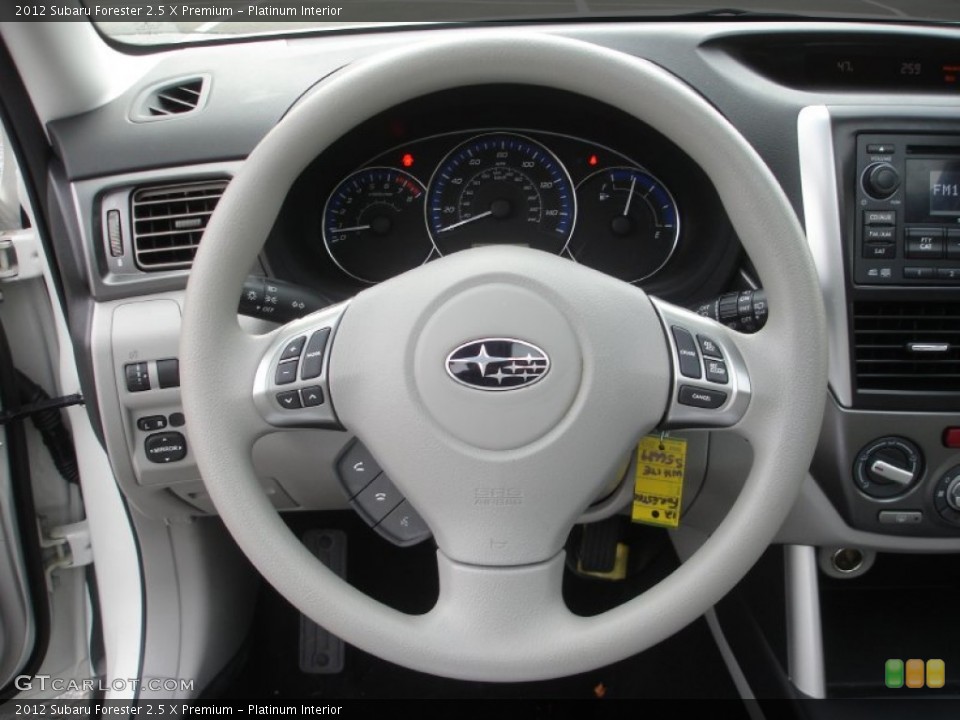 Platinum Interior Steering Wheel for the 2012 Subaru Forester 2.5 X Premium #73596561