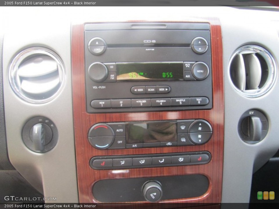 Black Interior Controls for the 2005 Ford F150 Lariat SuperCrew 4x4 #73598021