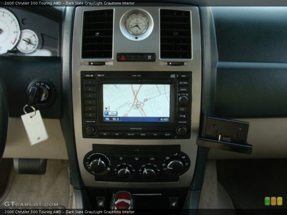 Dark Slate Gray/Light Graystone Interior Navigation for the 2006 Chrysler 300 Touring AWD #73599656