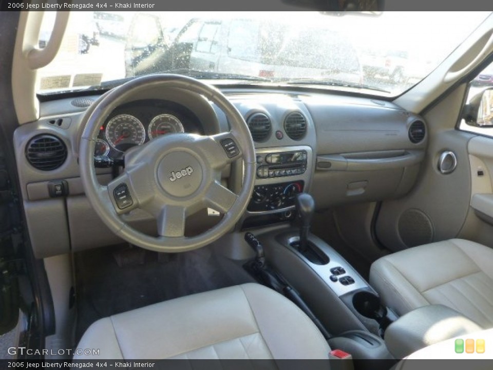 Khaki Interior Prime Interior for the 2006 Jeep Liberty Renegade 4x4 #73599663