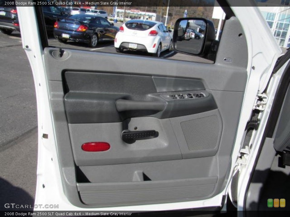 Medium Slate Gray Interior Door Panel for the 2008 Dodge Ram 2500 SLT Quad Cab 4x4 #73599808