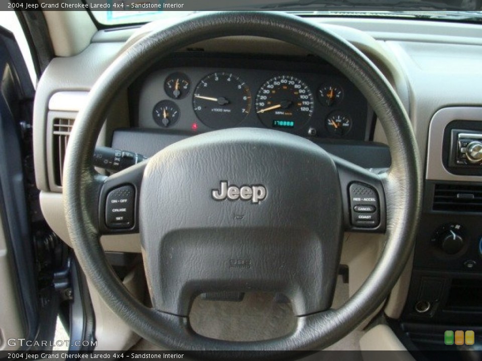 Sandstone Interior Steering Wheel for the 2004 Jeep Grand Cherokee Laredo 4x4 #73599926