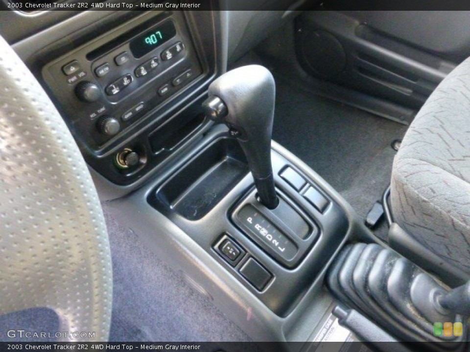 Medium Gray Interior Transmission for the 2003 Chevrolet Tracker ZR2 4WD Hard Top #73600310