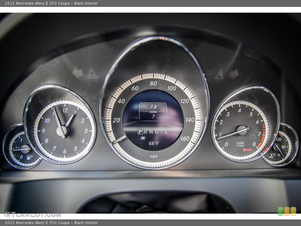 Black Interior Gauges for the 2013 Mercedes-Benz E 350 Coupe #73602718